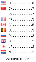 Website Audience by Country