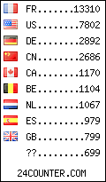 Website Audience by Country