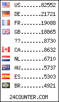 Website Audience by Country