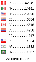 Website Audience by Country