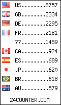 Website Audience by Country