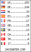 Website Audience by Country