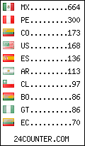 Website Audience by Country